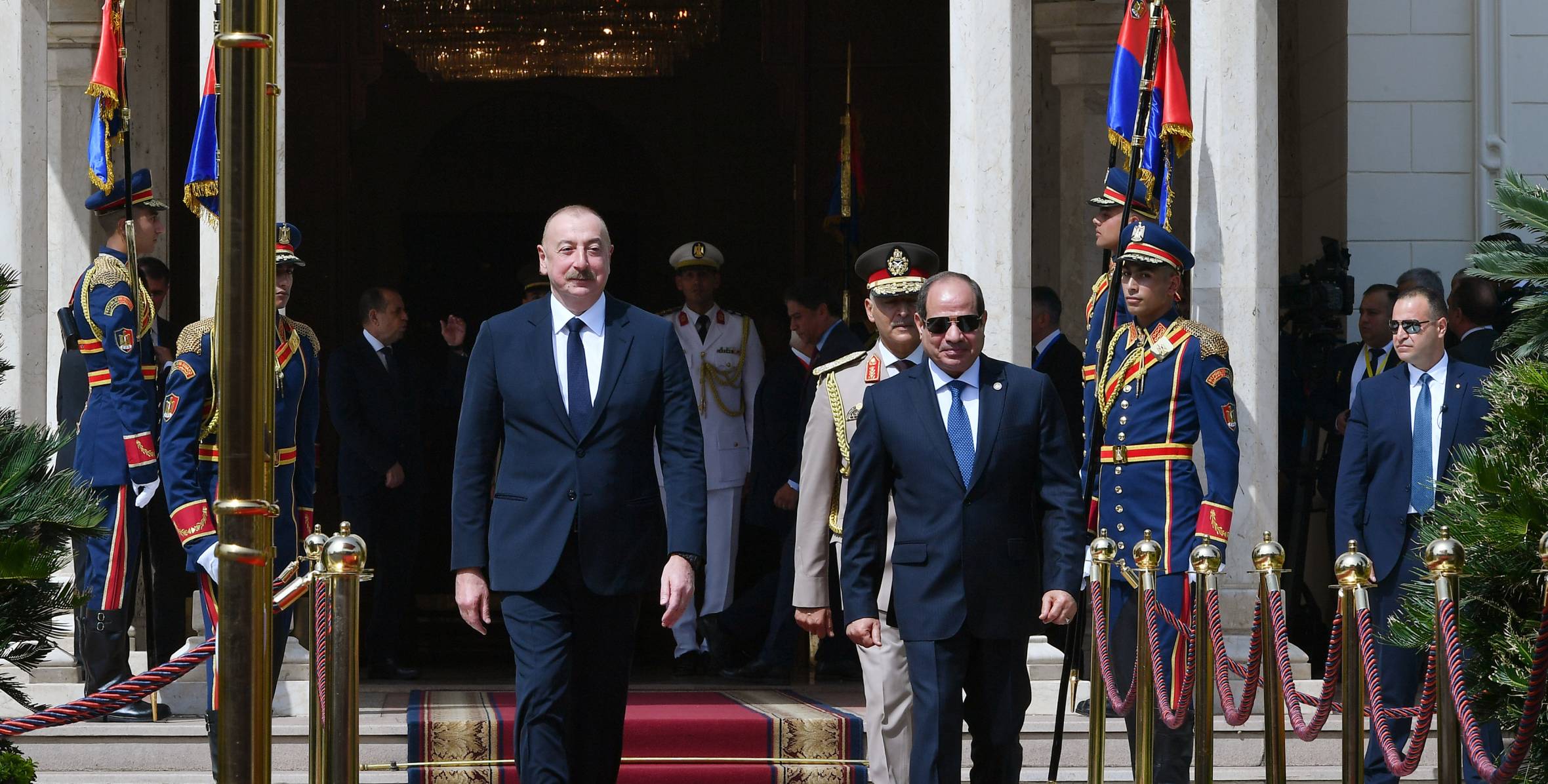 Official welcome ceremony was held for President Ilham Aliyev in Egypt