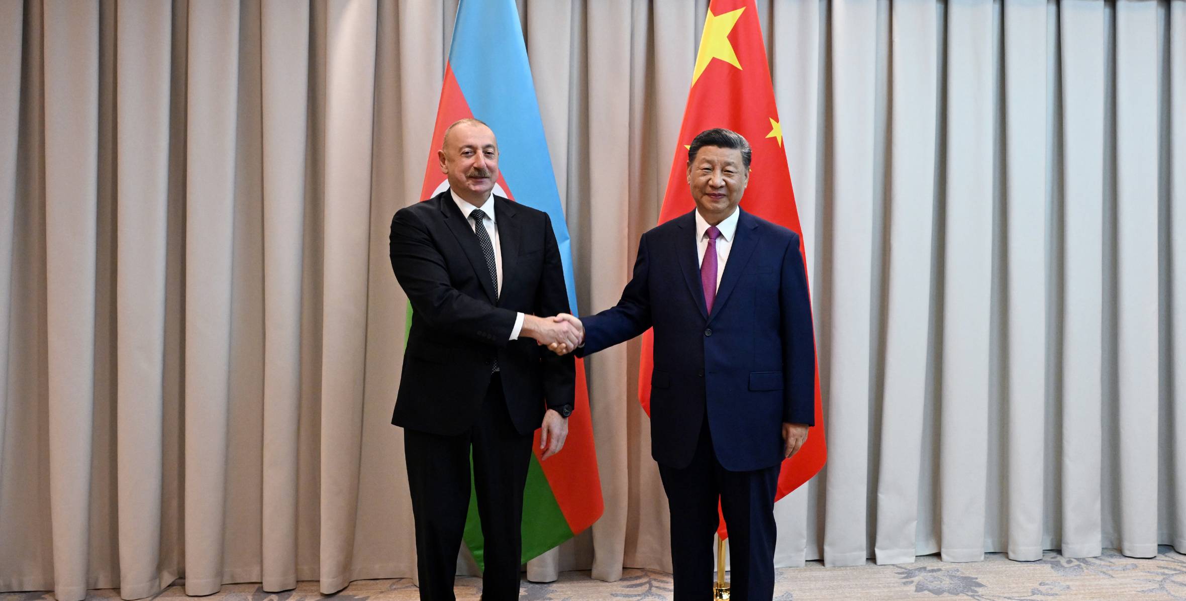 Astanada İlham Əliyevin Çin Xalq Respublikasının Sədri Si Cinpin ilə görüşü keçirilib