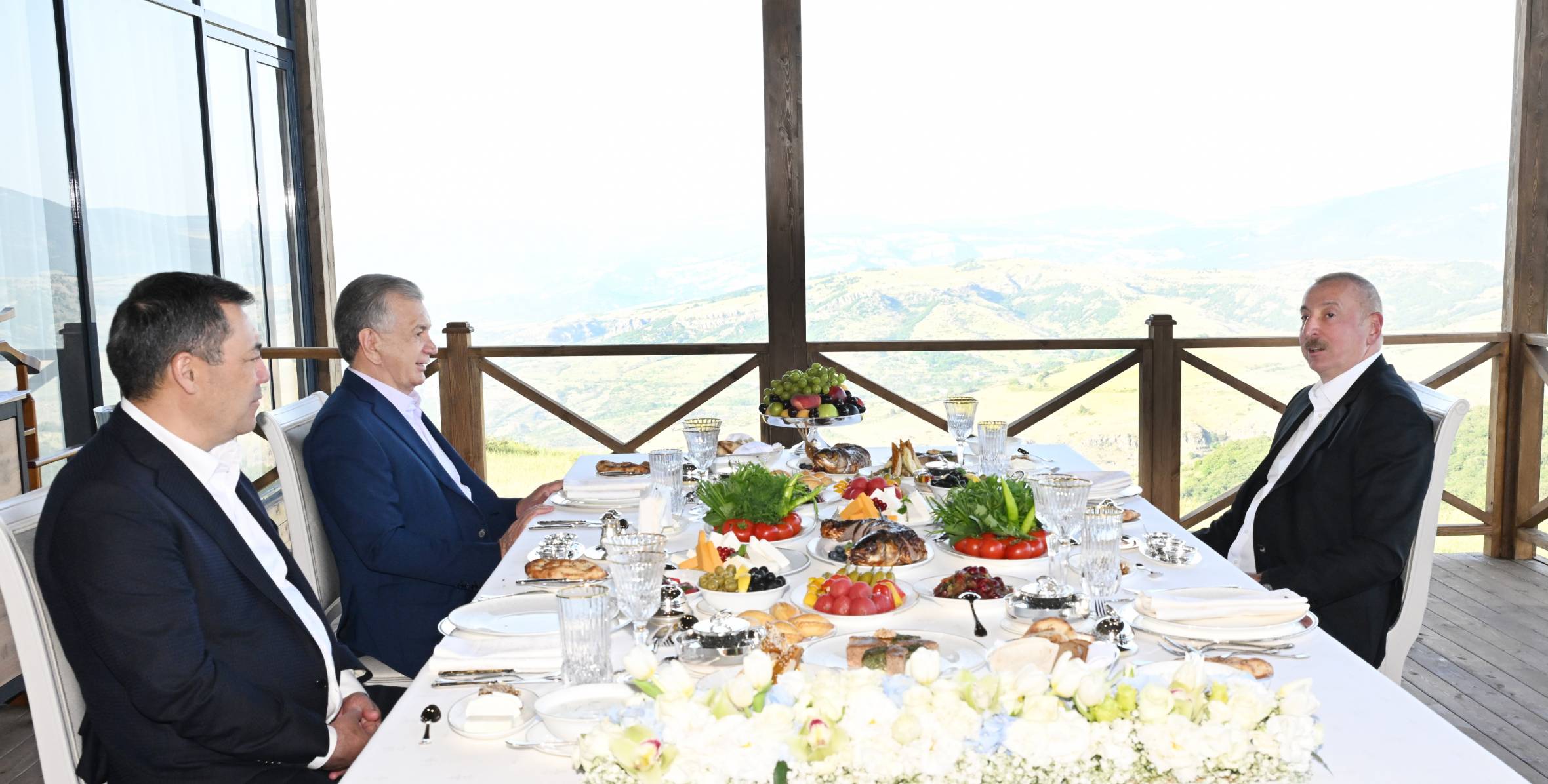 Presidents of Azerbaijan, Uzbekistan and Kyrgyzstan attended informal dinner in Shusha