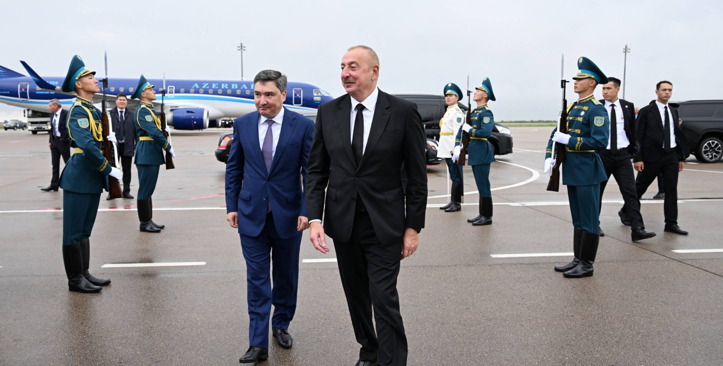 Ilham Aliyev concluded his visit to Kazakhstan