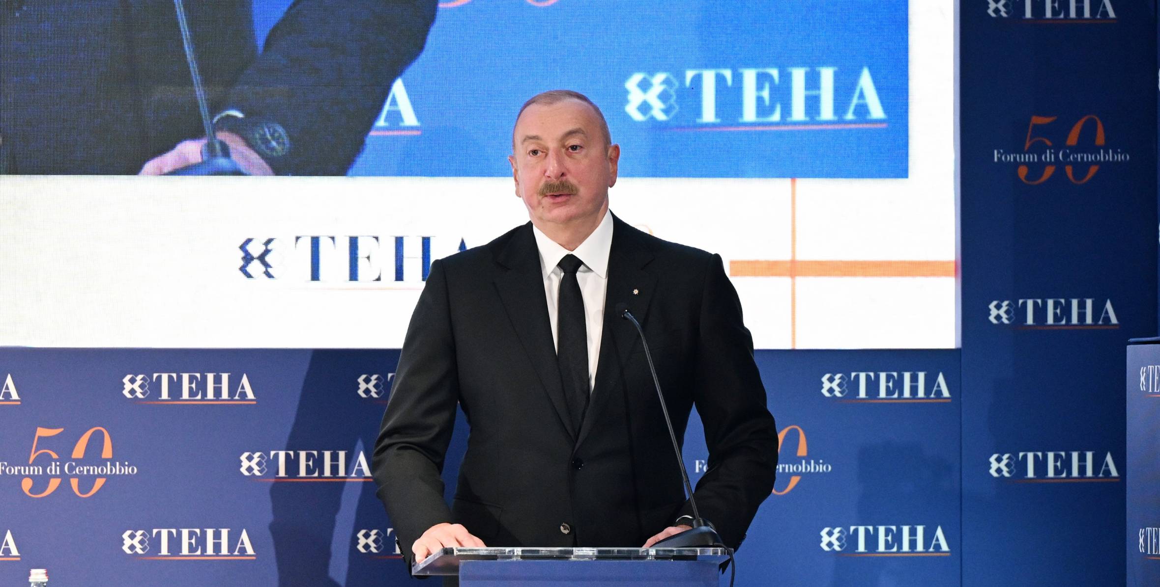 Ilham Aliyev addressed session on “Azerbaijan's role in the new geopolitical environment” at International Cernobbio Forum