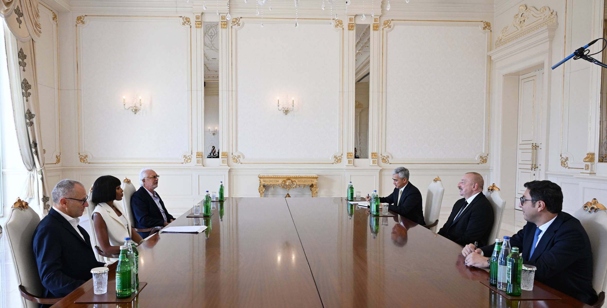 Ilham Aliyev received President and Chief Executive Officer, consultant of Formula 1, and British model