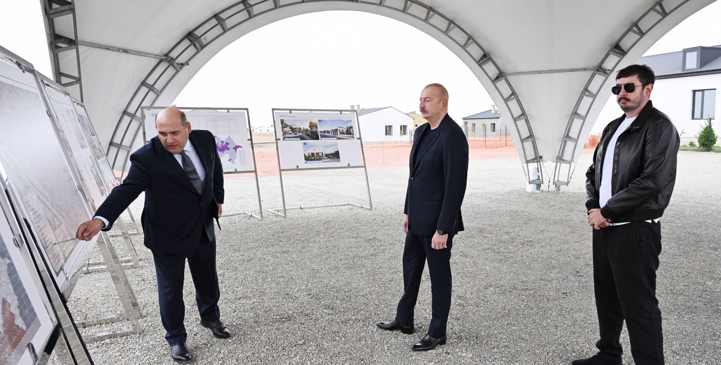 Ilham Aliyev inspected reconstruction progress in Kangarli village, Aghdam district