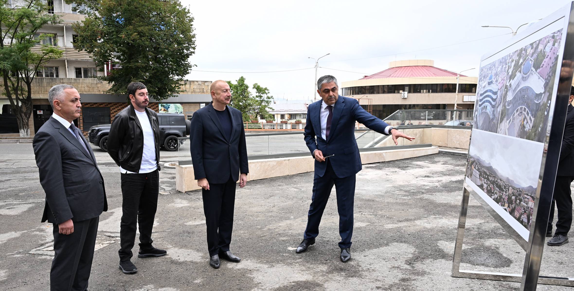 Ilham Aliyev reviewed renovation work at Bulud Hotel in Khankendi