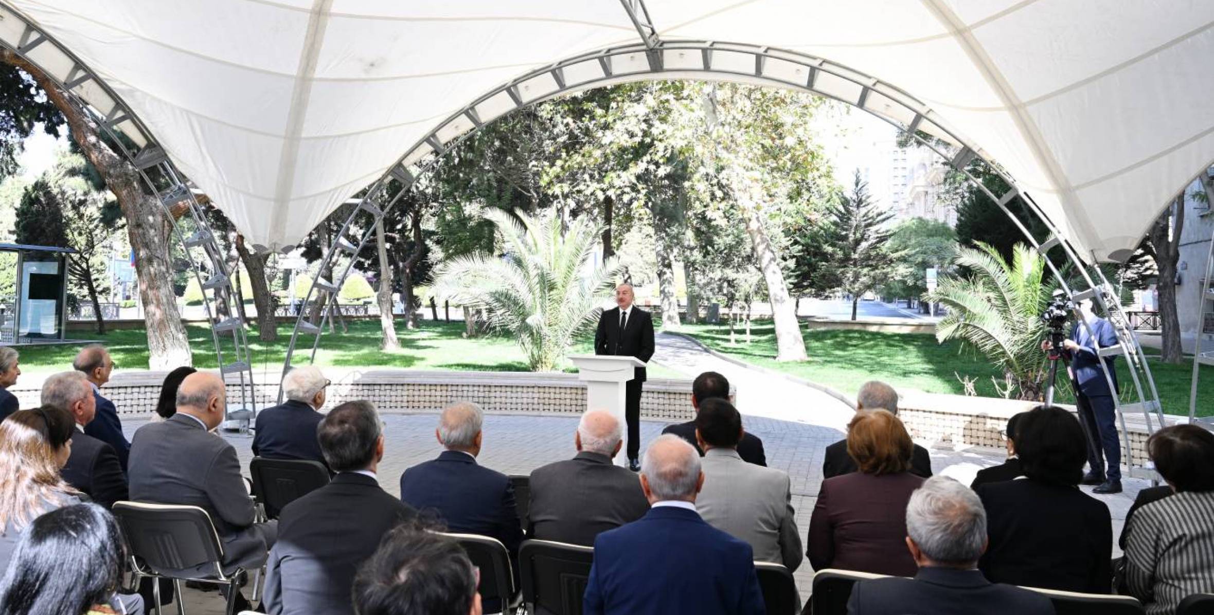 Speech by Ilham Aliyev at the opening of Ashig Alasgar's monument in Baku