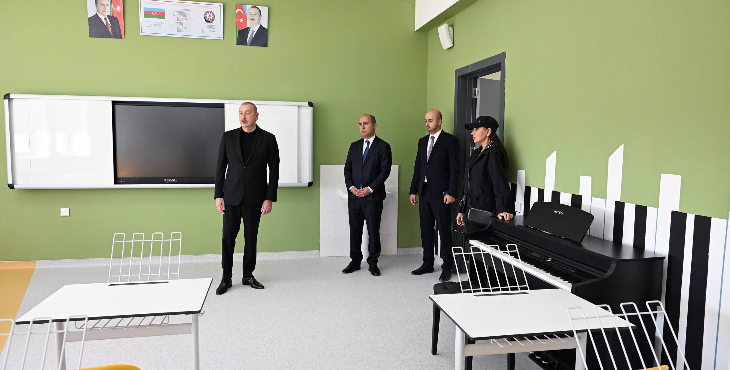 Ilham Aliyev attended the opening of the Mehdi Mehdizade Secondary School in Jabrayil