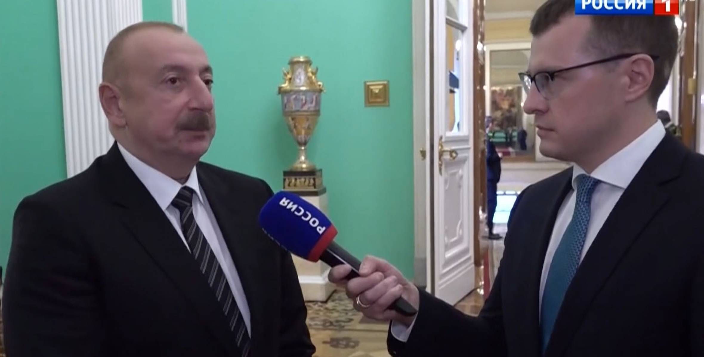 Ilham Aliyev was interviewed by Rossiya-1 TV channel in Moscow