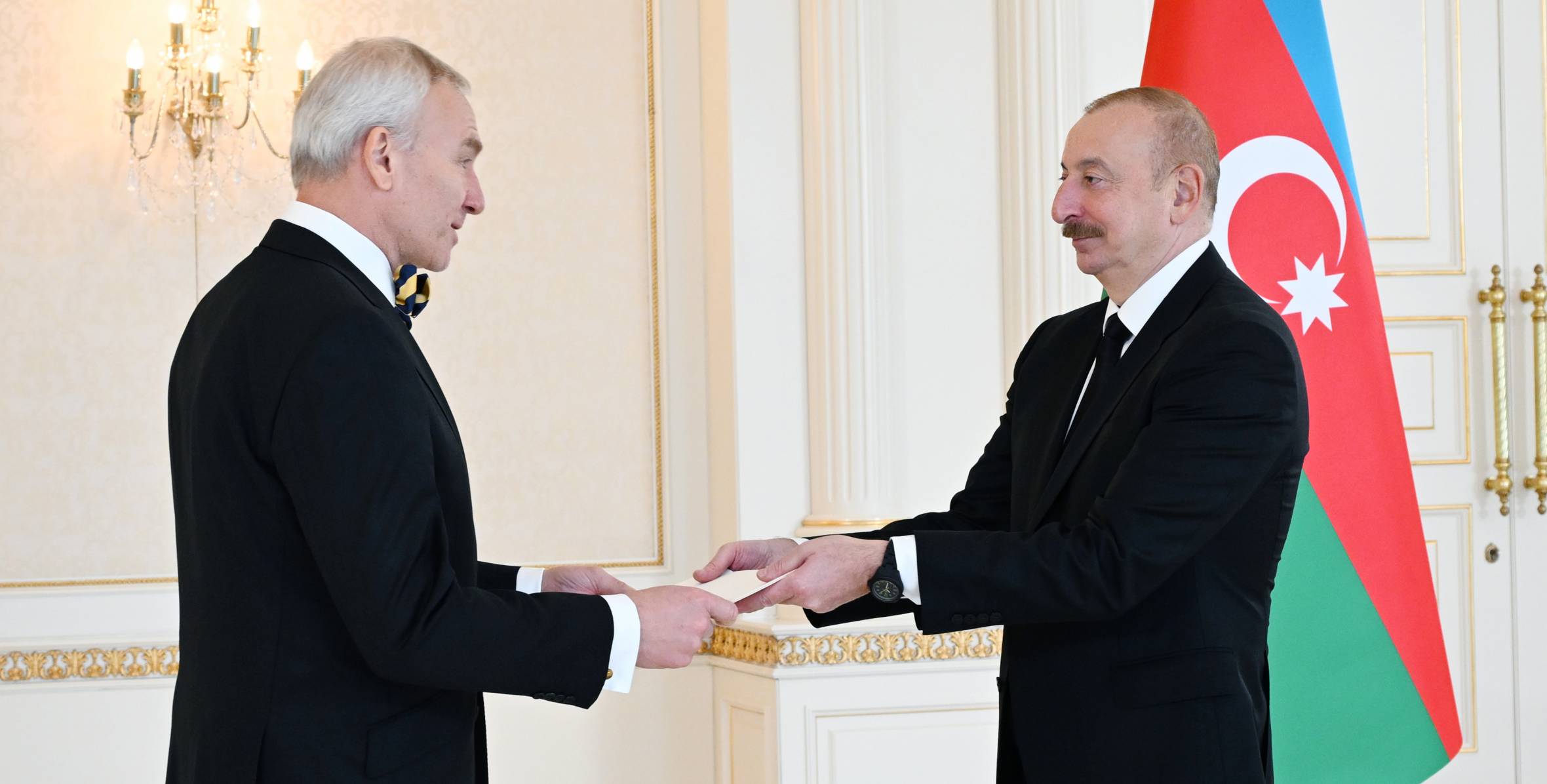 Ilham Aliyev received credentials of incoming ambassador of Estonia