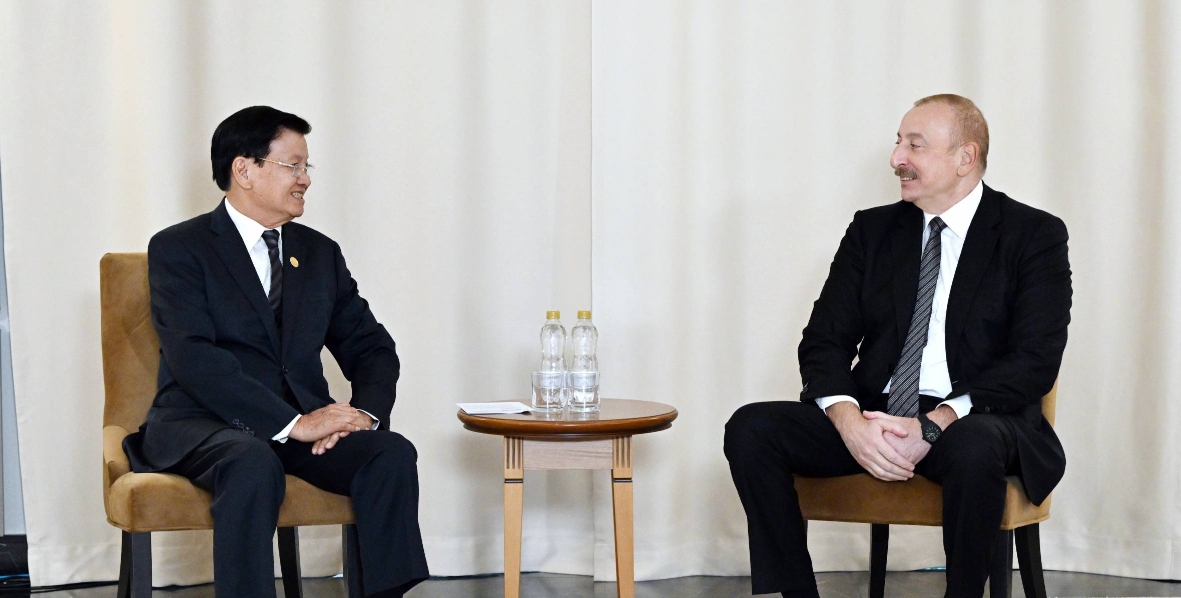 Ilham Aliyev met with President of Laos in Kazan