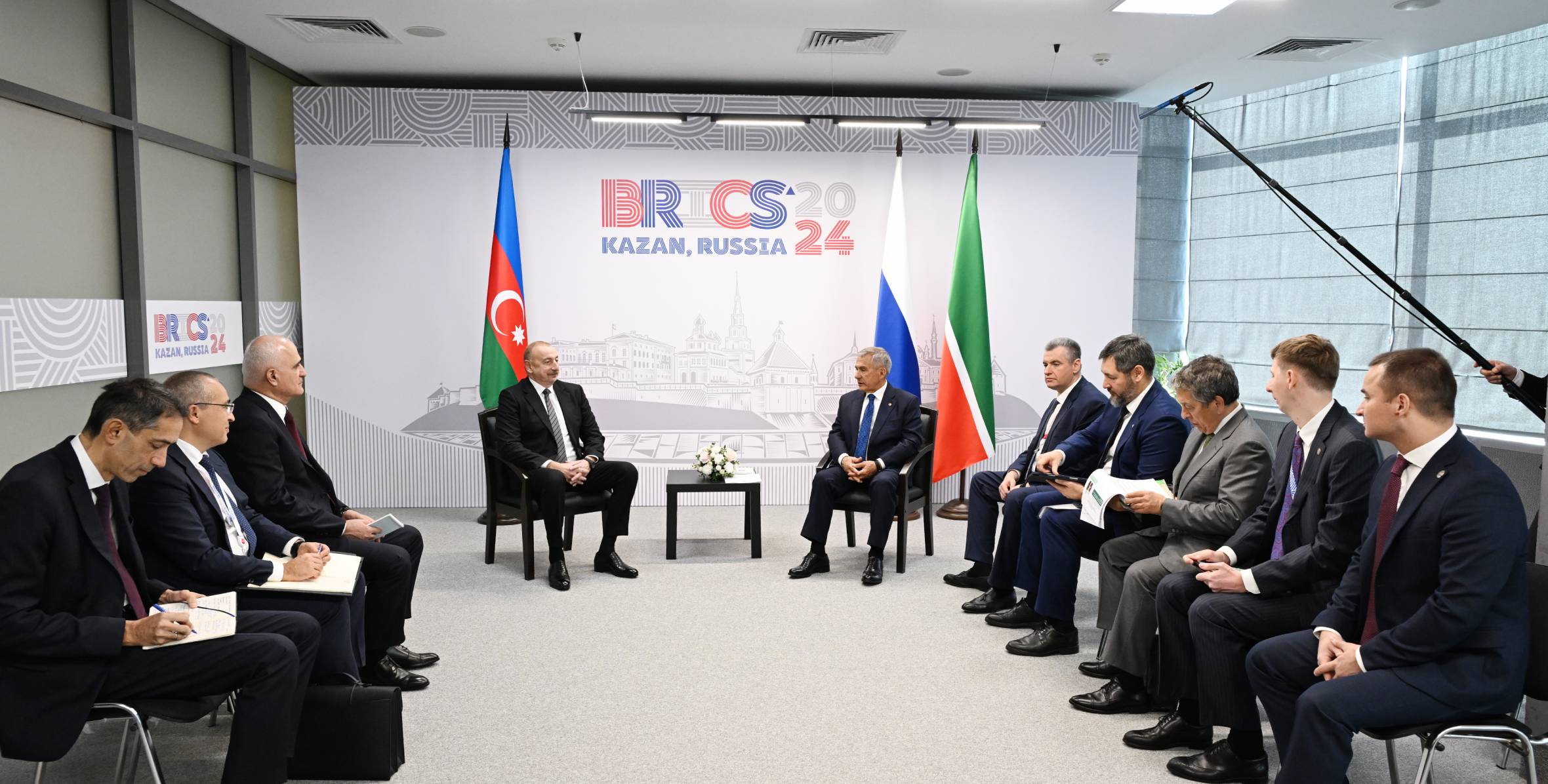 Ilham Aliyev met with Rais of the Republic of Tatarstan of the Russian Federation in Kazan