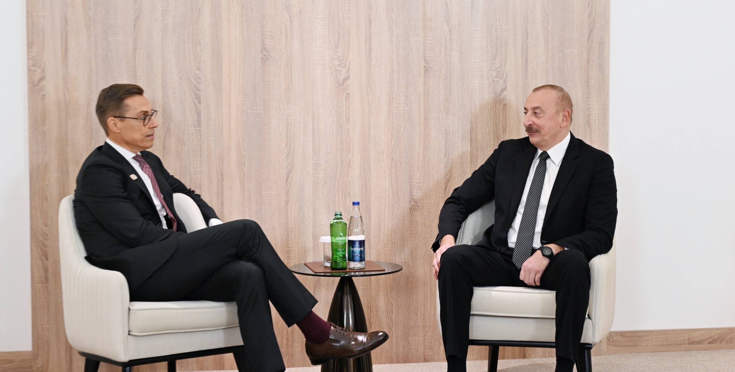 İlham Əliyev Finlandiya Prezidenti ilə görüşüb