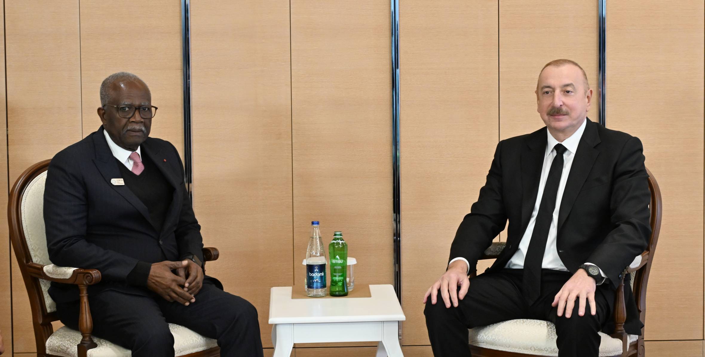 Ilham Aliyev met with Vice-President of Gabon