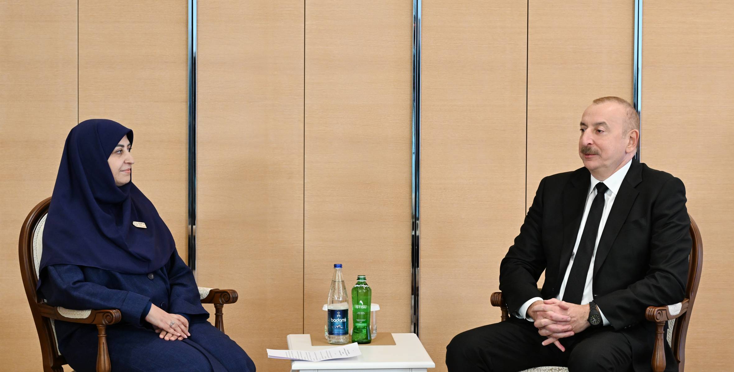 Ilham Aliyev met with Vice President of Iran