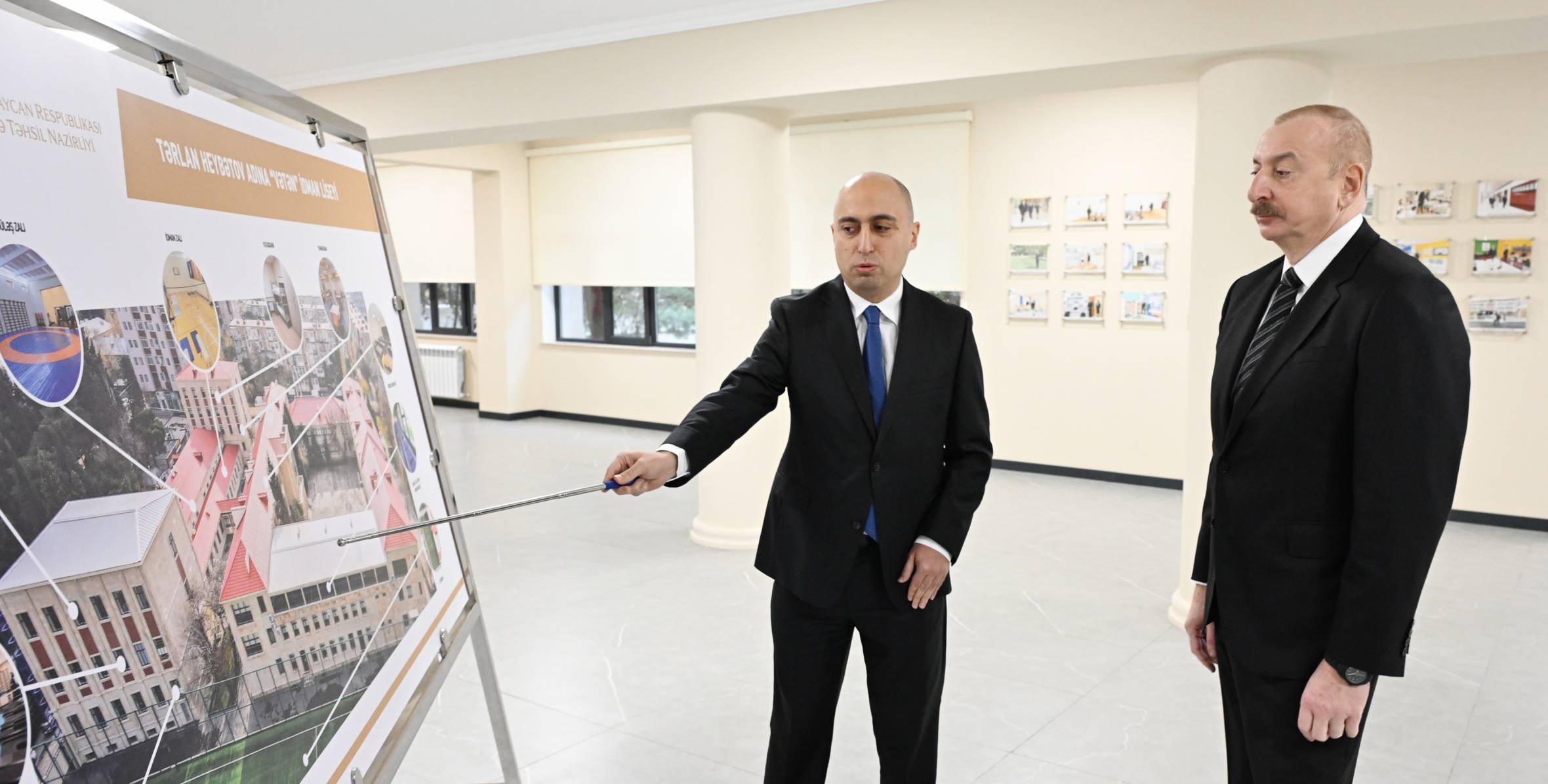 Ilham Aliyev reviewed conditions at “Vatan” Sports Lyceum after reconstruction