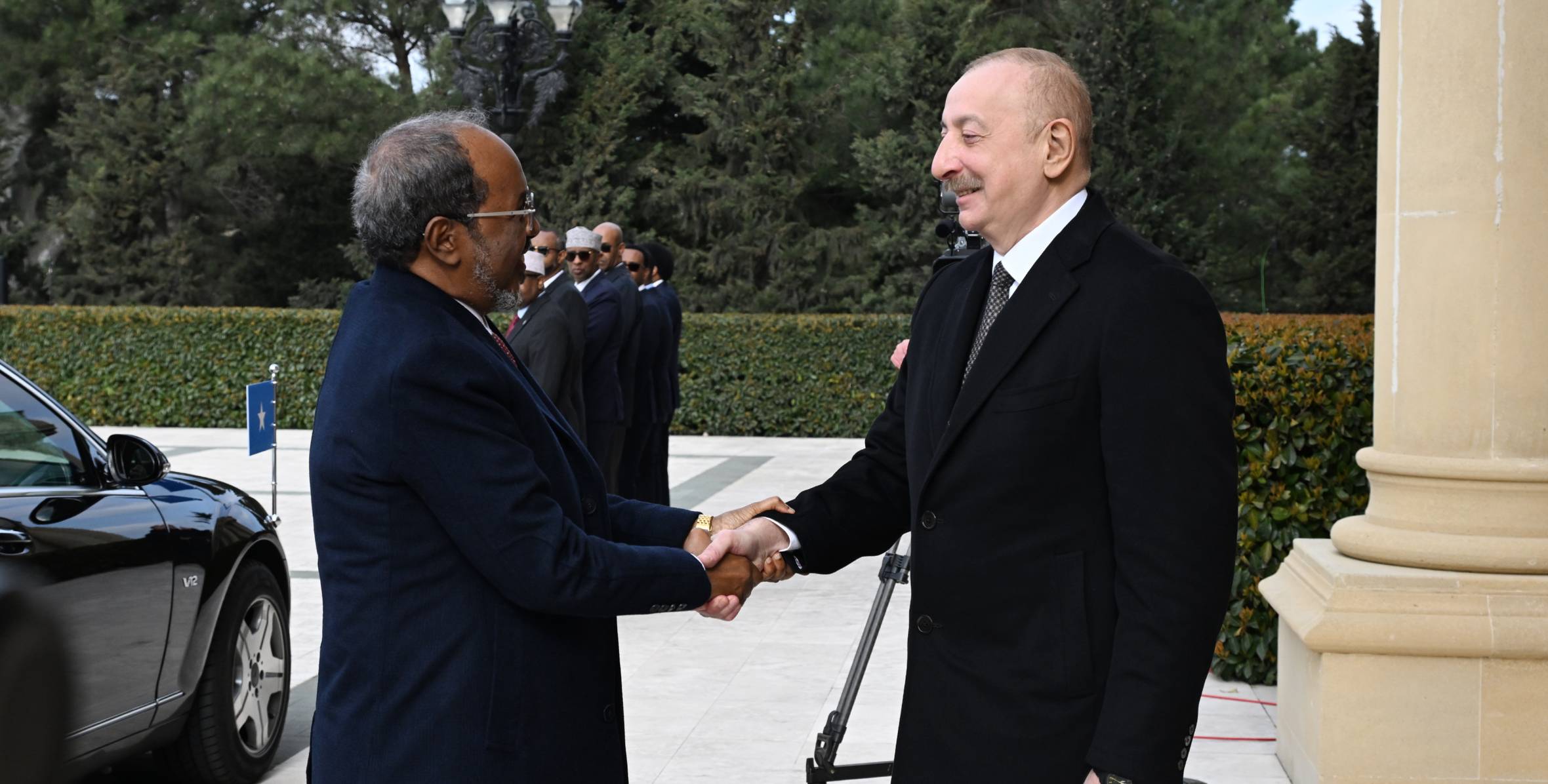 Official welcome ceremony was held for President of Somalia Hassan Sheikh Mohamud