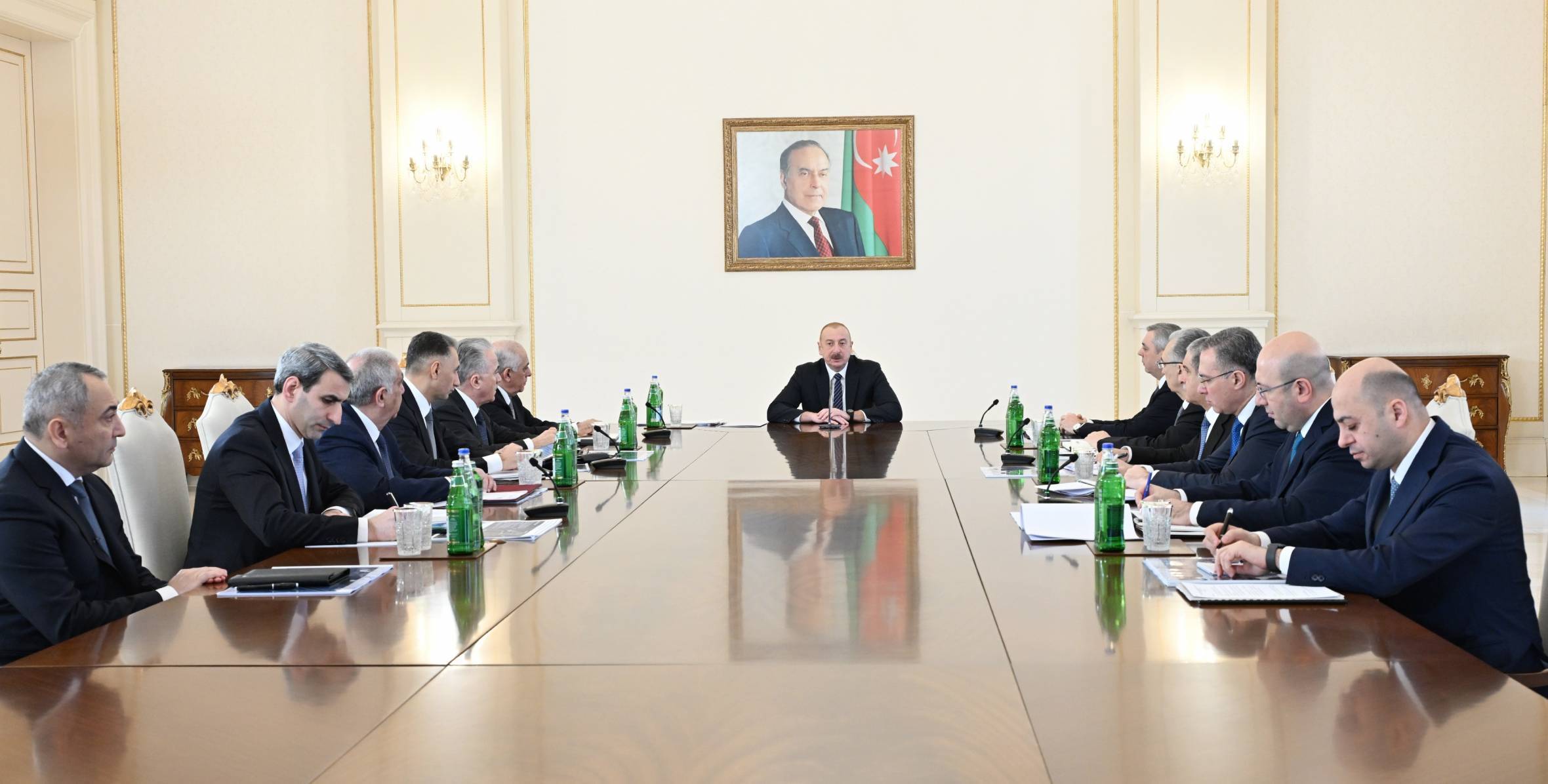 Speech by Ilham Aliyev at the meeting dedicated to transportation issues