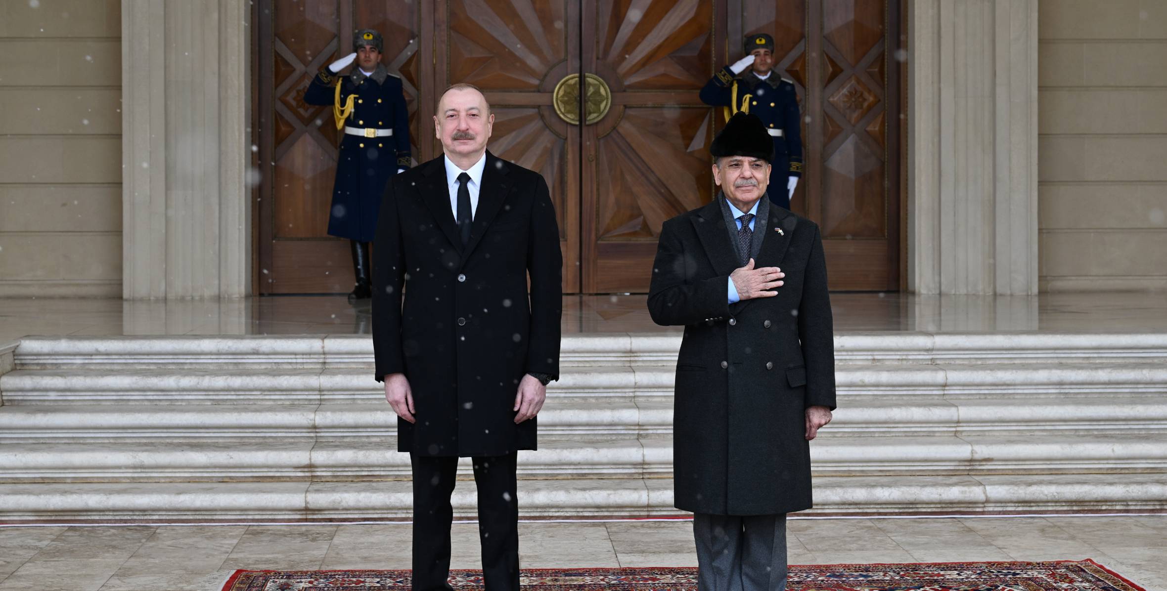 Official welcome ceremony was held for Prime Minister of Pakistan Muhammad Shehbaz Sharif