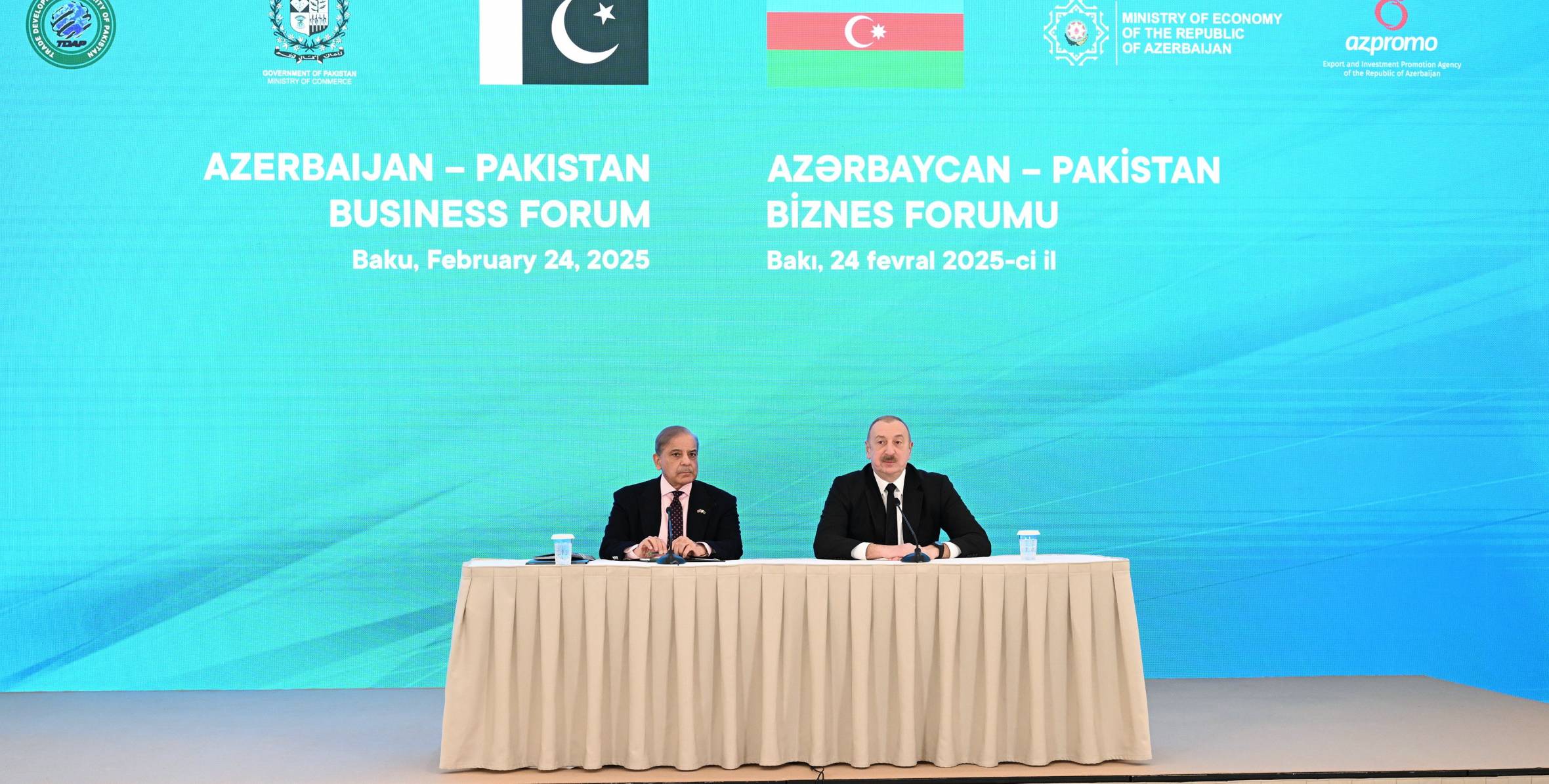 Bakıda Azərbaycan-Pakistan biznes forumu keçirilib