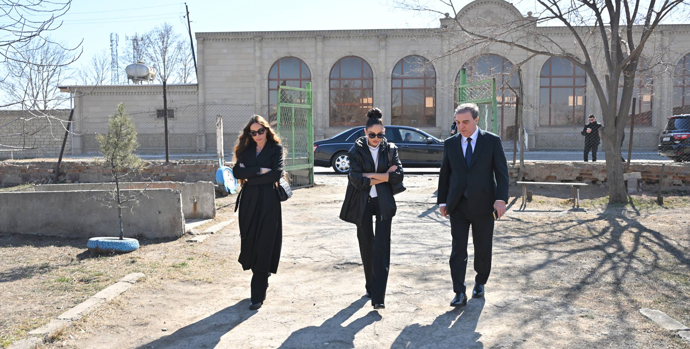 First Vice-President Mehriban Aliyeva reviewed reconstruction of Ganja city secondary school No.37