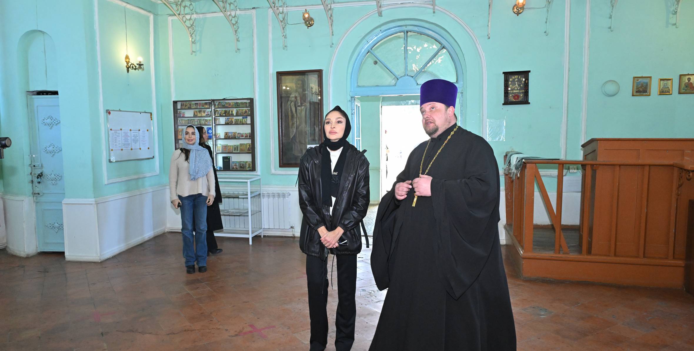 First Vice-President Mehriban Aliyeva visited Alexander Nevsky Russian Orthodox Church in Ganja