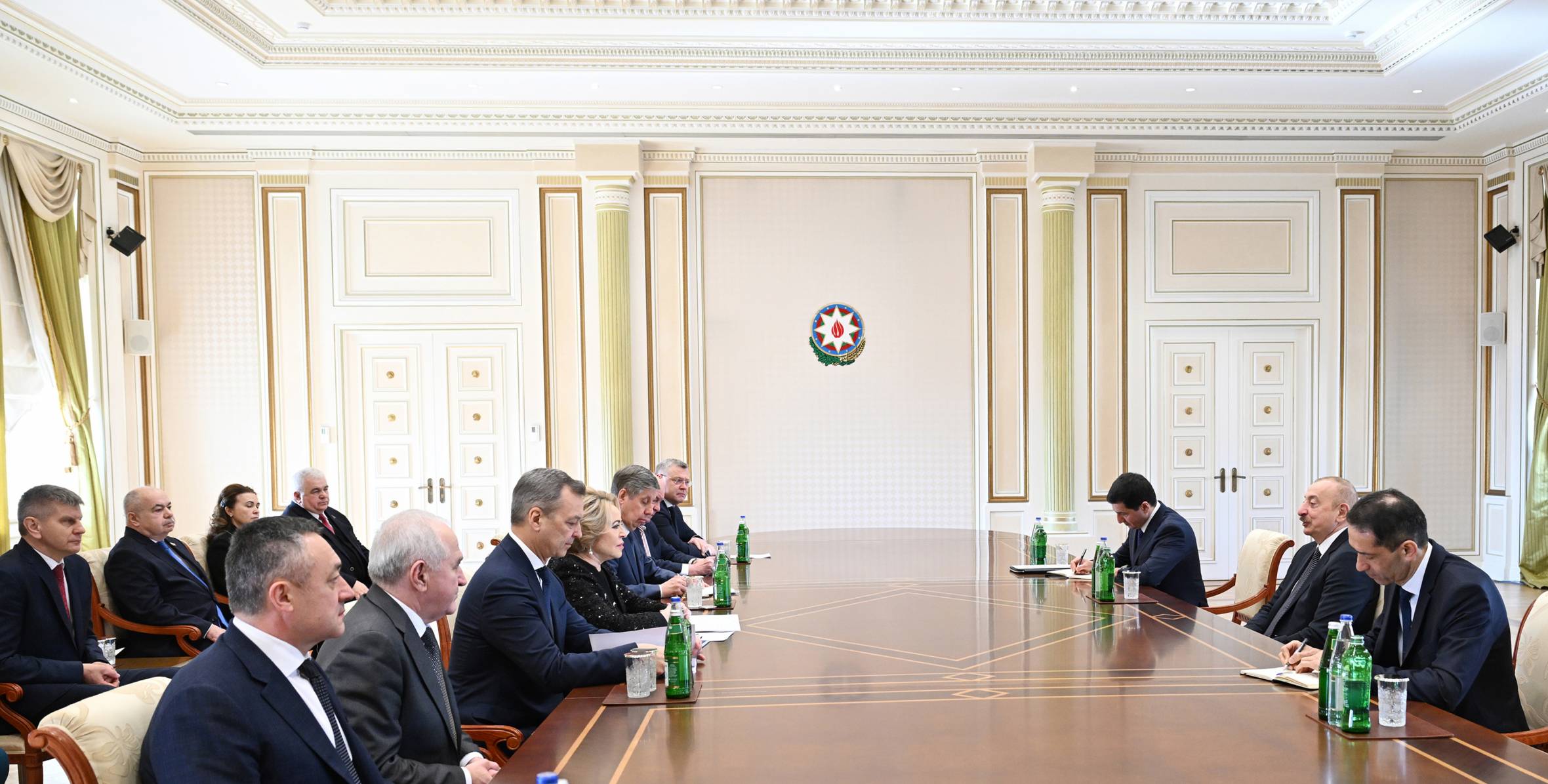 Ilham Aliyev received delegation led by Speaker of Federation Council of Federal Assembly of Russia