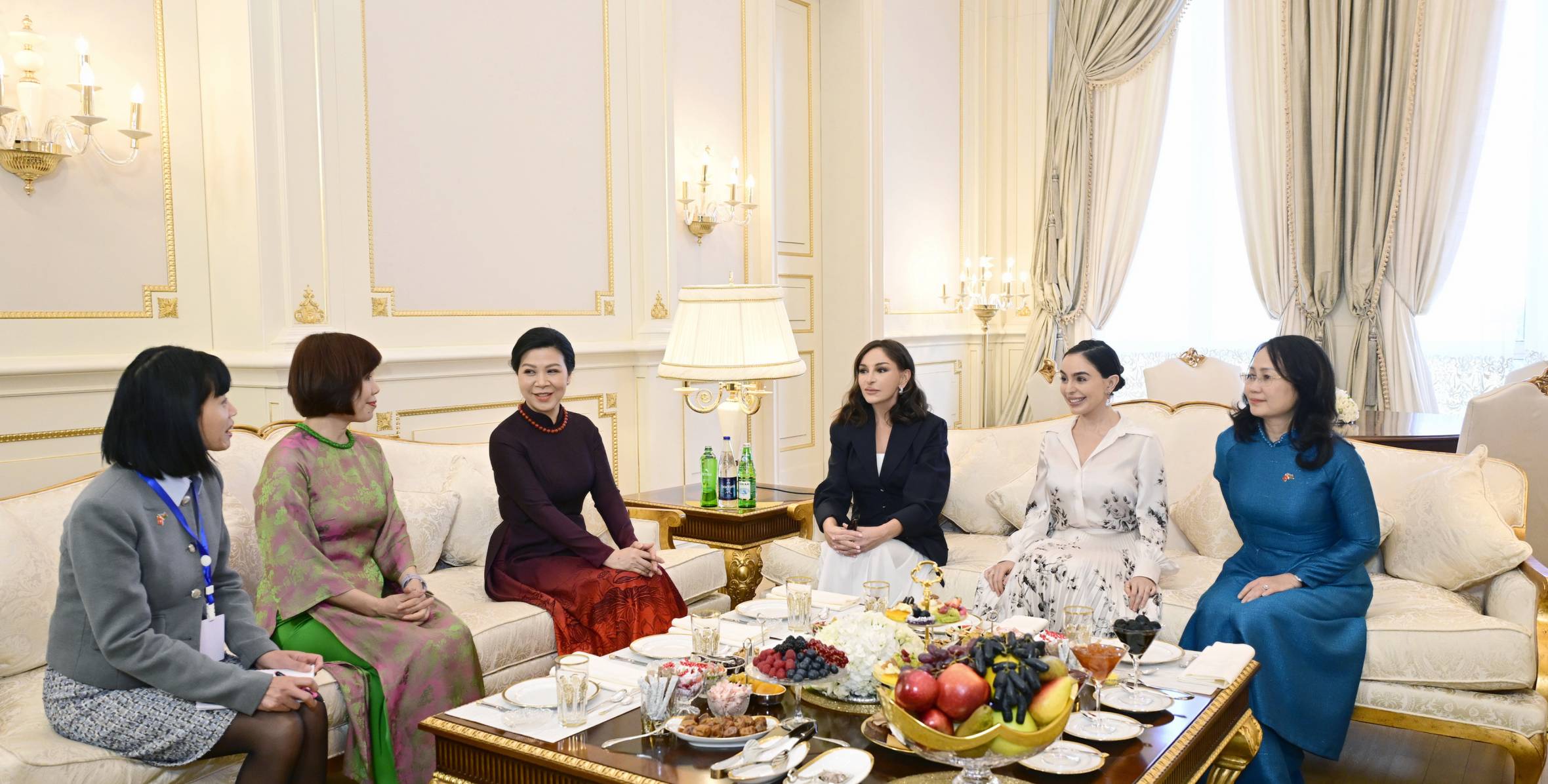Azerbaijan’s First Lady Mehriban Aliyeva met with spouse of General Secretary of Central Committee of Communist Party of Vietnam