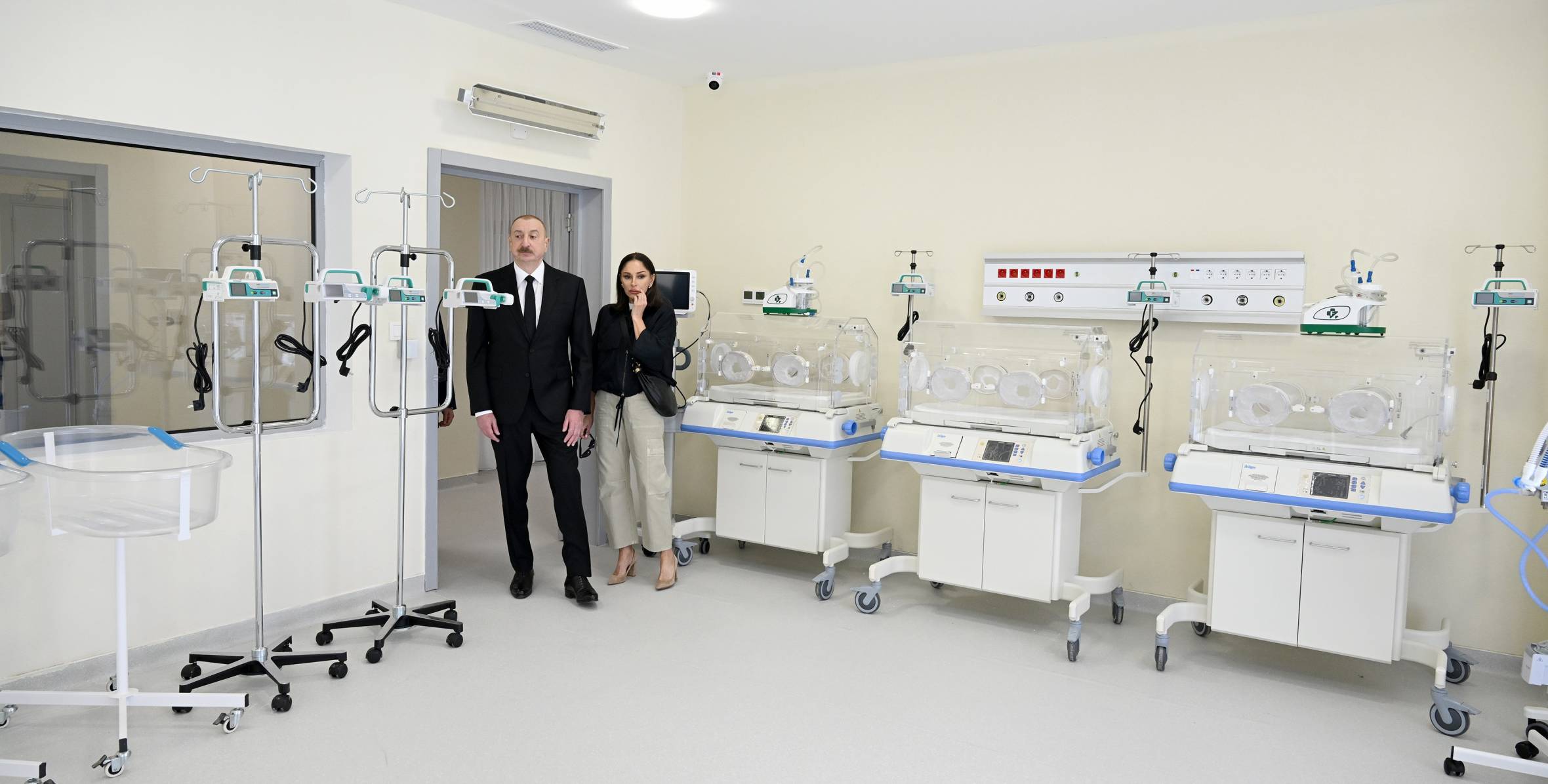 Ilham Aliyev and First Lady Mehriban Aliyeva attended opening of Shusha Wellness and Health Center