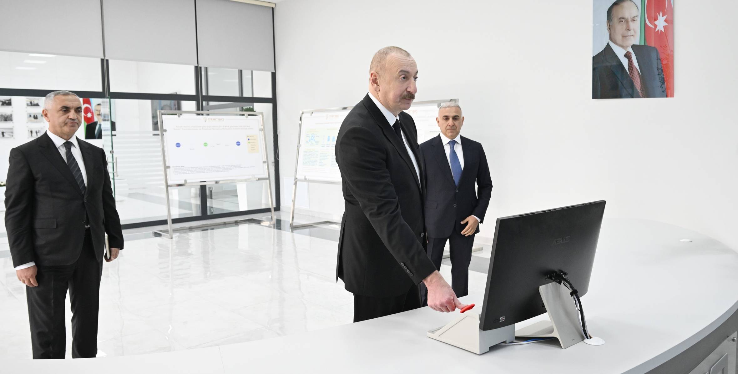 Ilham Aliyev attended inauguration of “Khojaly" substation and Digital Control Center owned by “Azerishig” OJSC