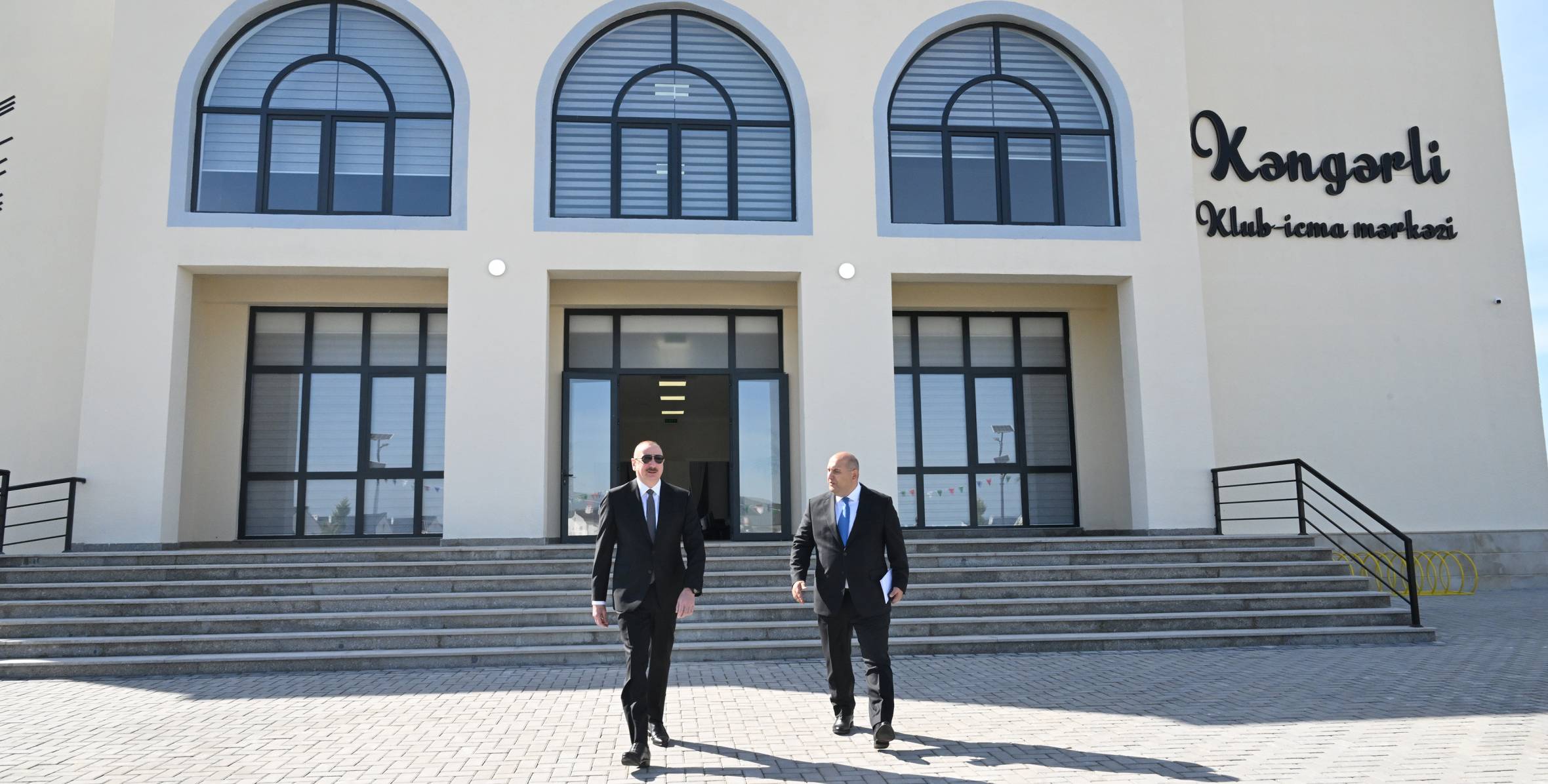 Ilham Aliyev examined conditions at club-community center in Aghdam’s Kangarli village