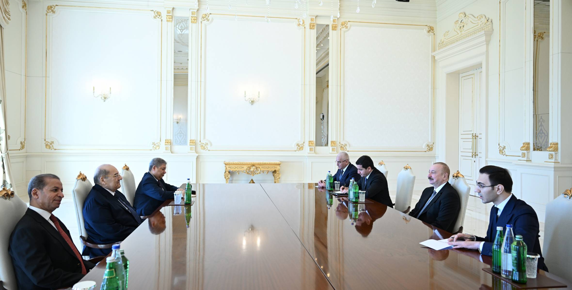 Ilham Aliyev received Speaker of Egyptian Senate