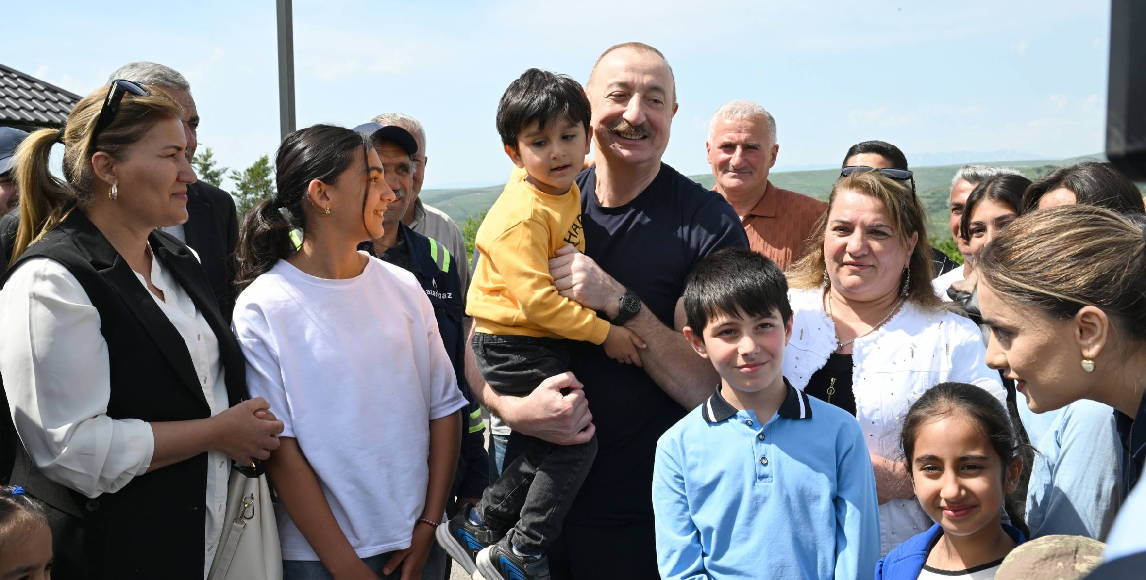 Ilham Aliyev met with residents in Lachin