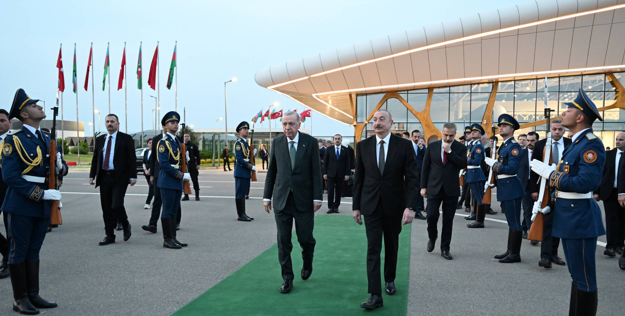Türkiyə Prezidenti Rəcəb Tayyib Ərdoğanın Azərbaycana səfəri başa çatıb