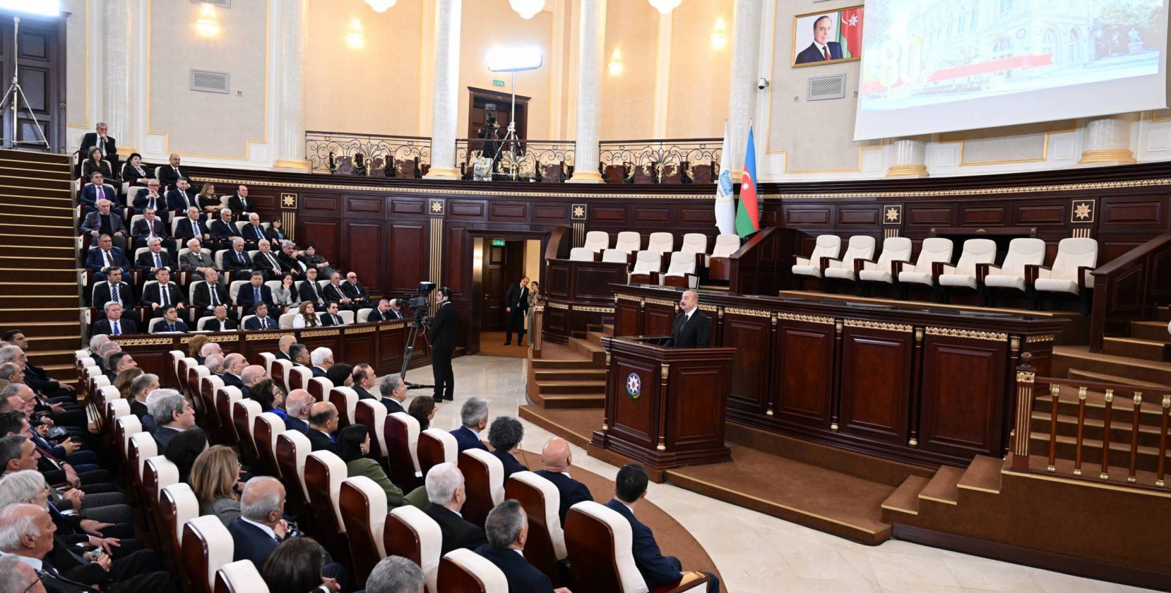 Azərbaycan Milli Elmlər Akademiyasının 80 illik yubiley yığıncağında İlham Əliyevin nitqi