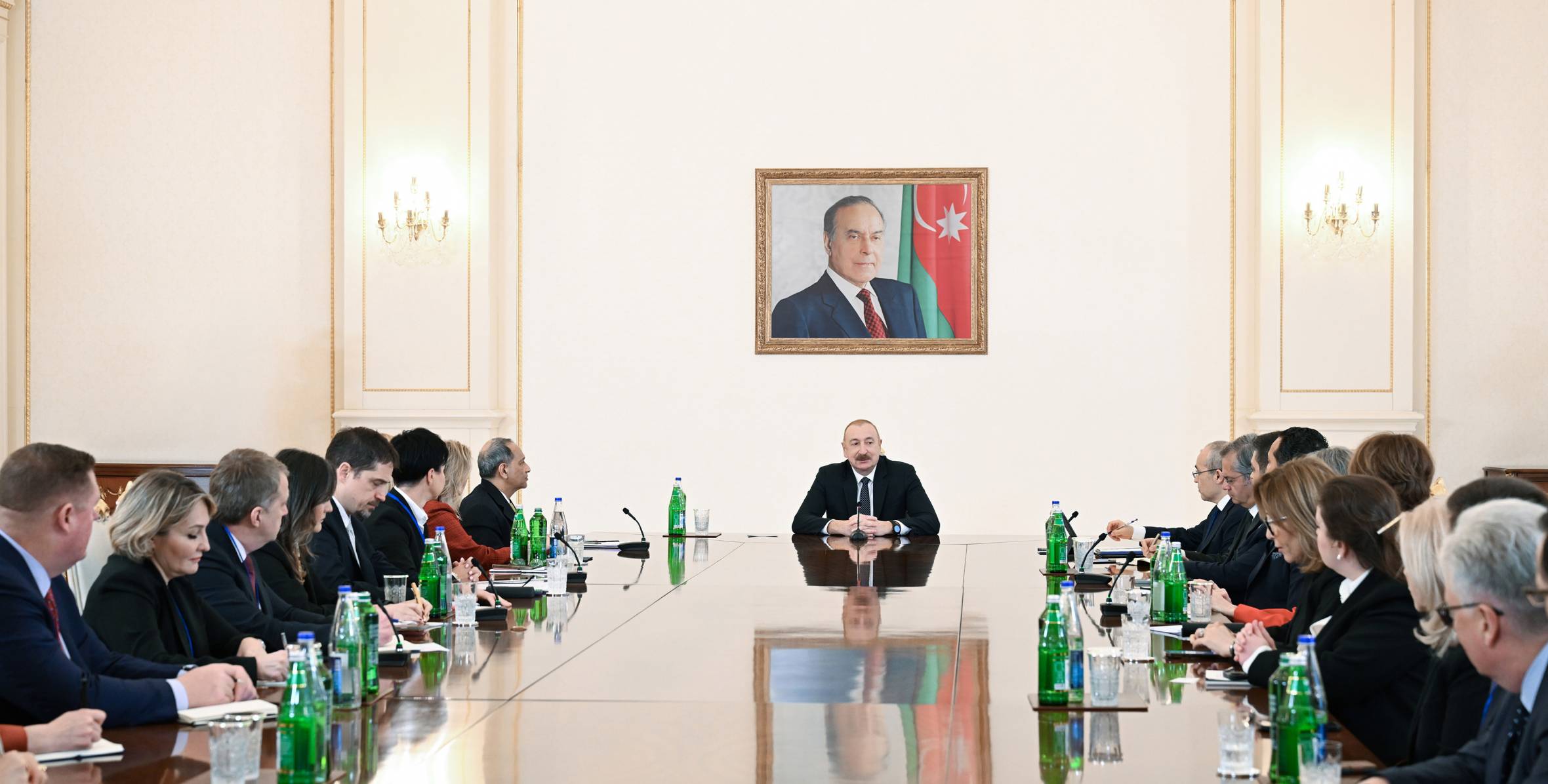 Ilham Aliyev received delegation of the U.S. Chamber of Commerce