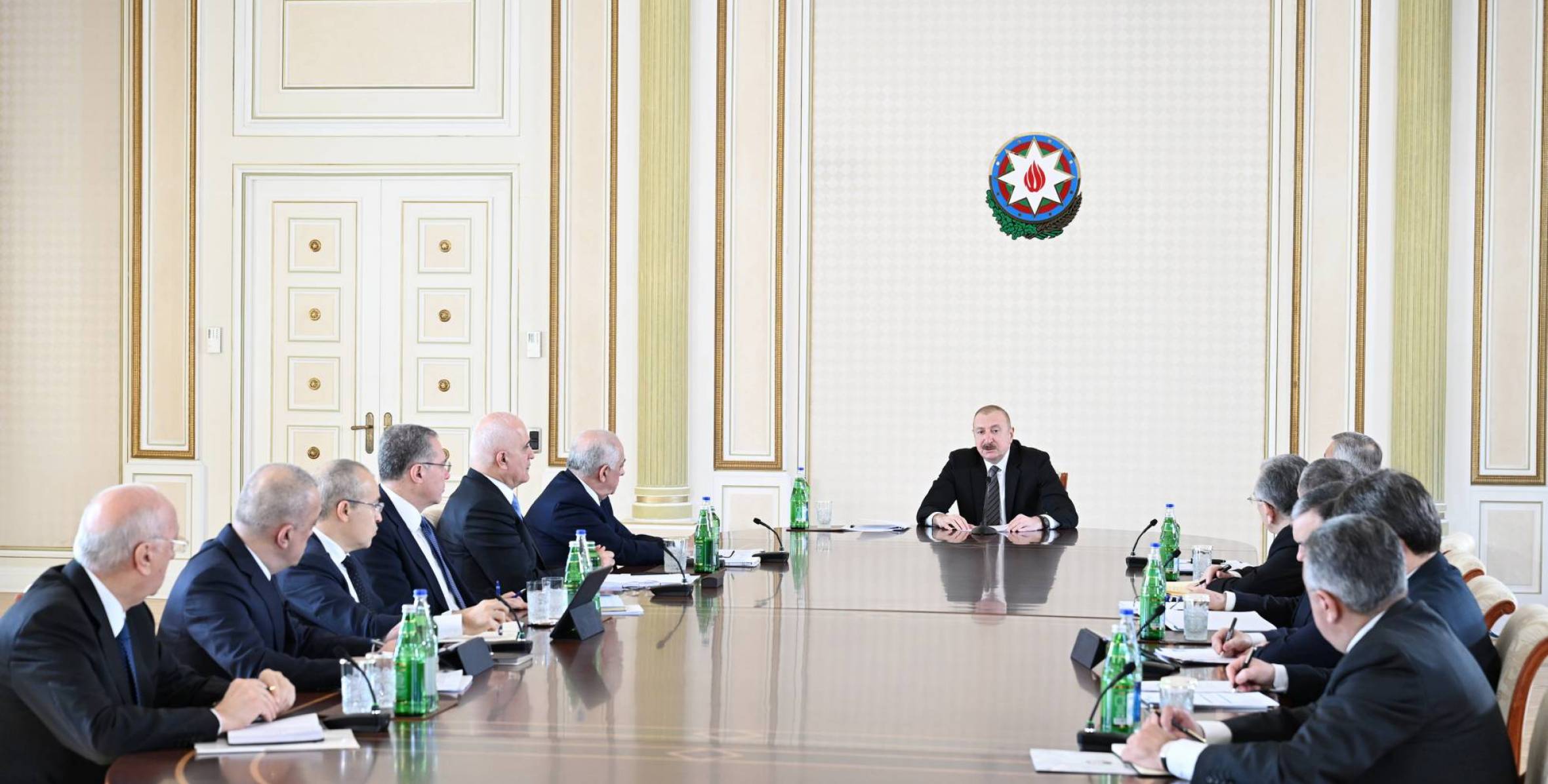 Bakı şəhəri və Abşeron yarımadasında su təchizatı, tullantı və yağış suları sistemlərinin təkmilləşdirilməsinə dair Dövlət Proqramına həsr olunan müşavirədə İlham Əliyevin nitqi