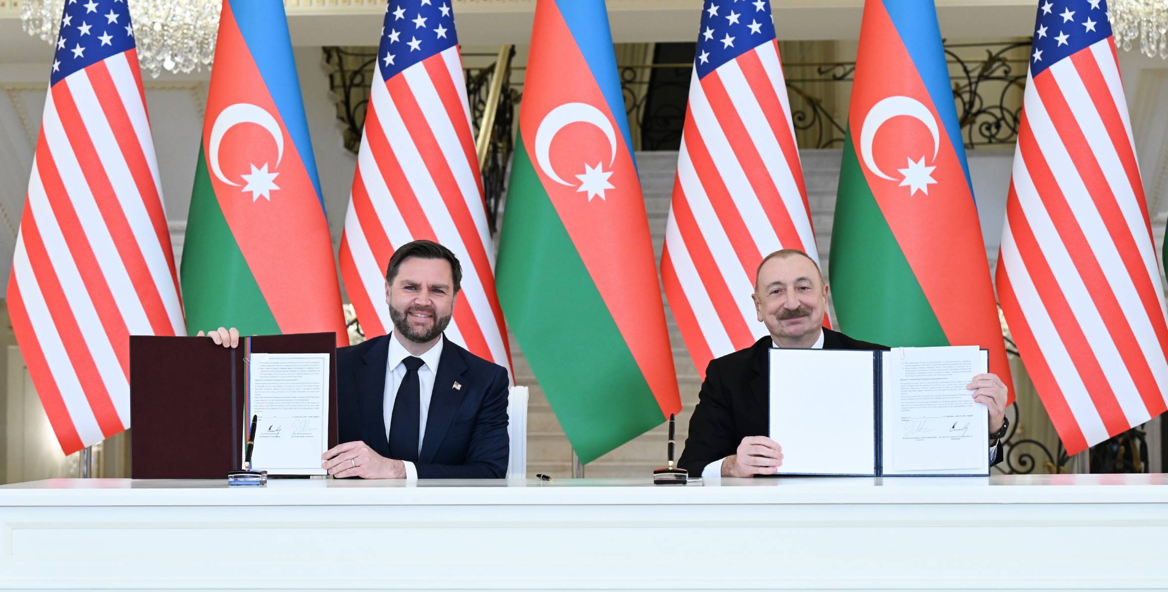 Baku hosted signing ceremony of “Charter on Strategic Partnership between the Government of the Republic of Azerbaijan and the Government of the United States of America”