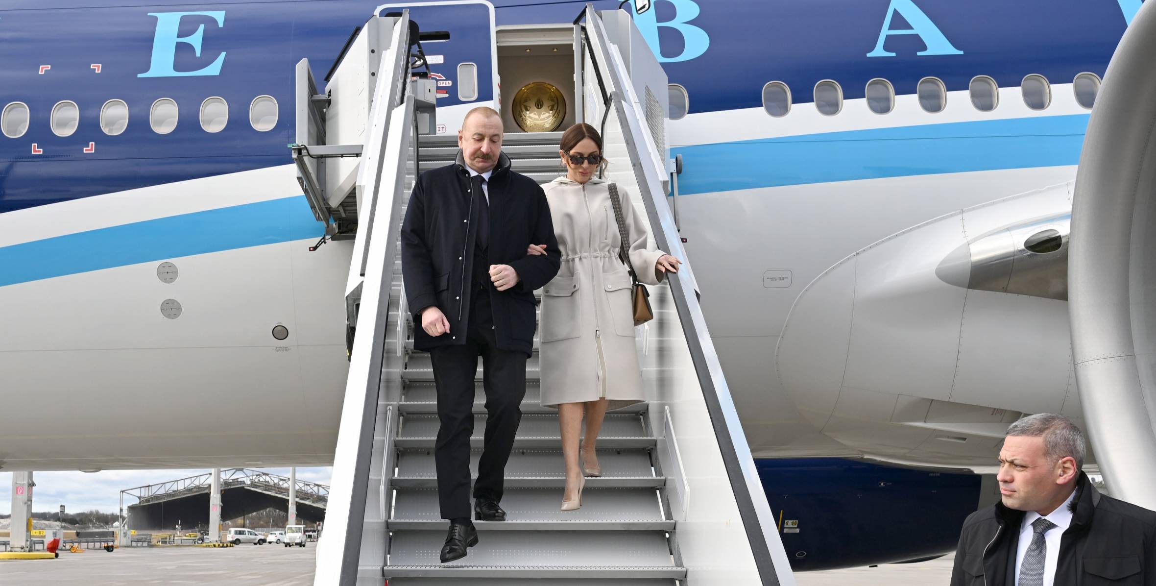 İlham Əliyev Almaniyaya səfərə gəlib