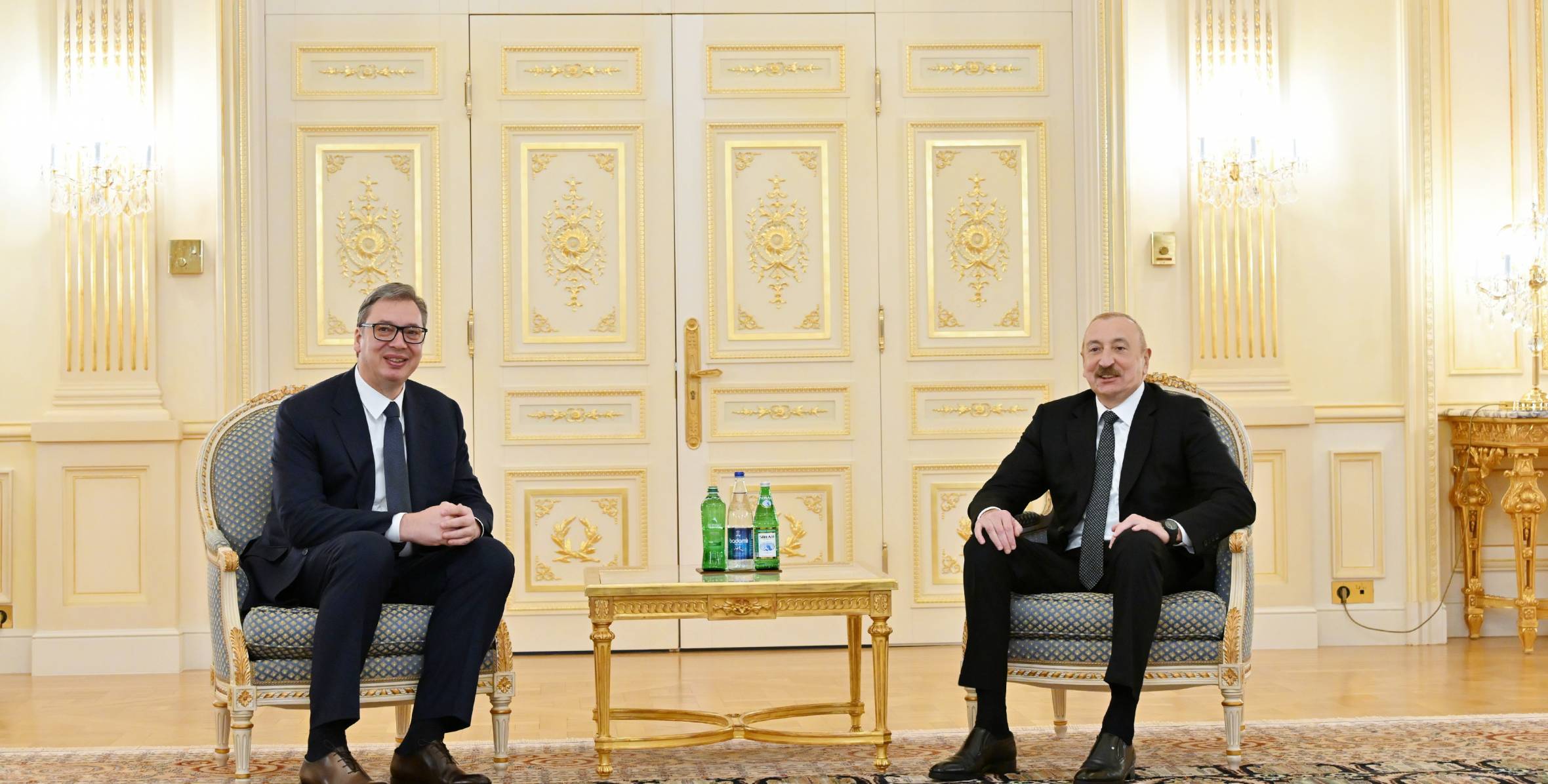 Ильхам Алиев встретился с Президентом Сербии