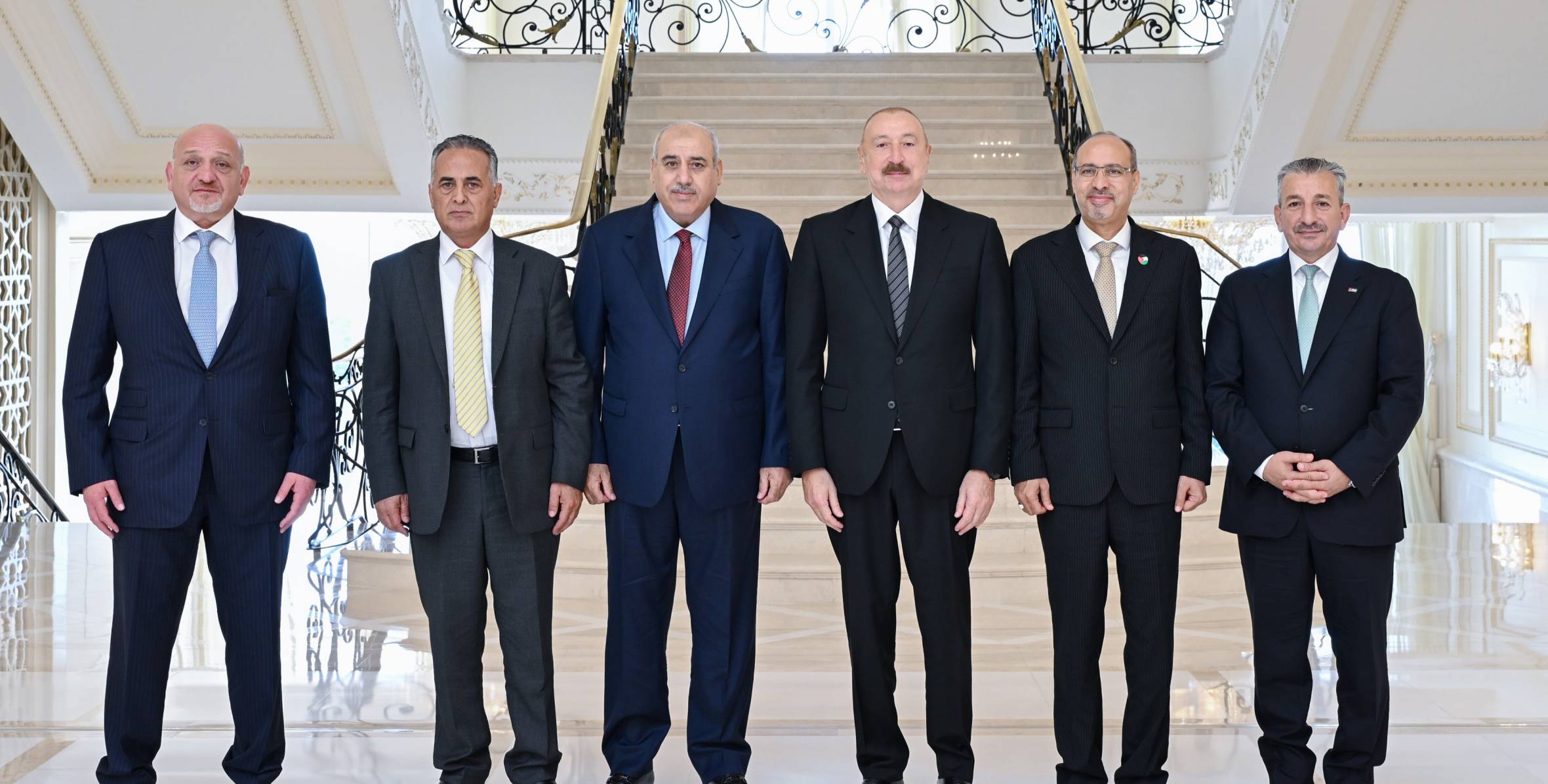 İlham Əliyev İordaniya Haşimilər Krallığı Nümayəndələr Palatasının nümayəndə heyətini qəbul edib