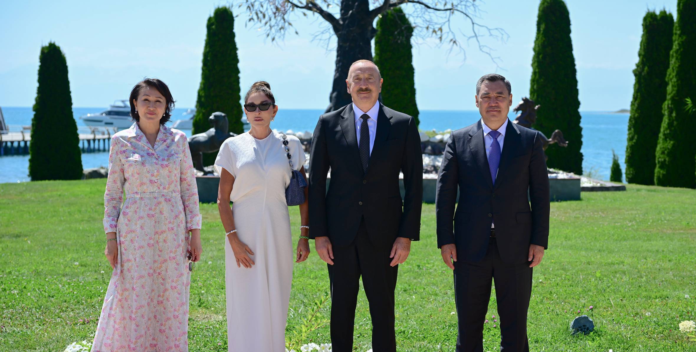 State banquet held in honor of President Ilham Aliyev and First Lady Mehriban Aliyeva in Cholpon-Ata