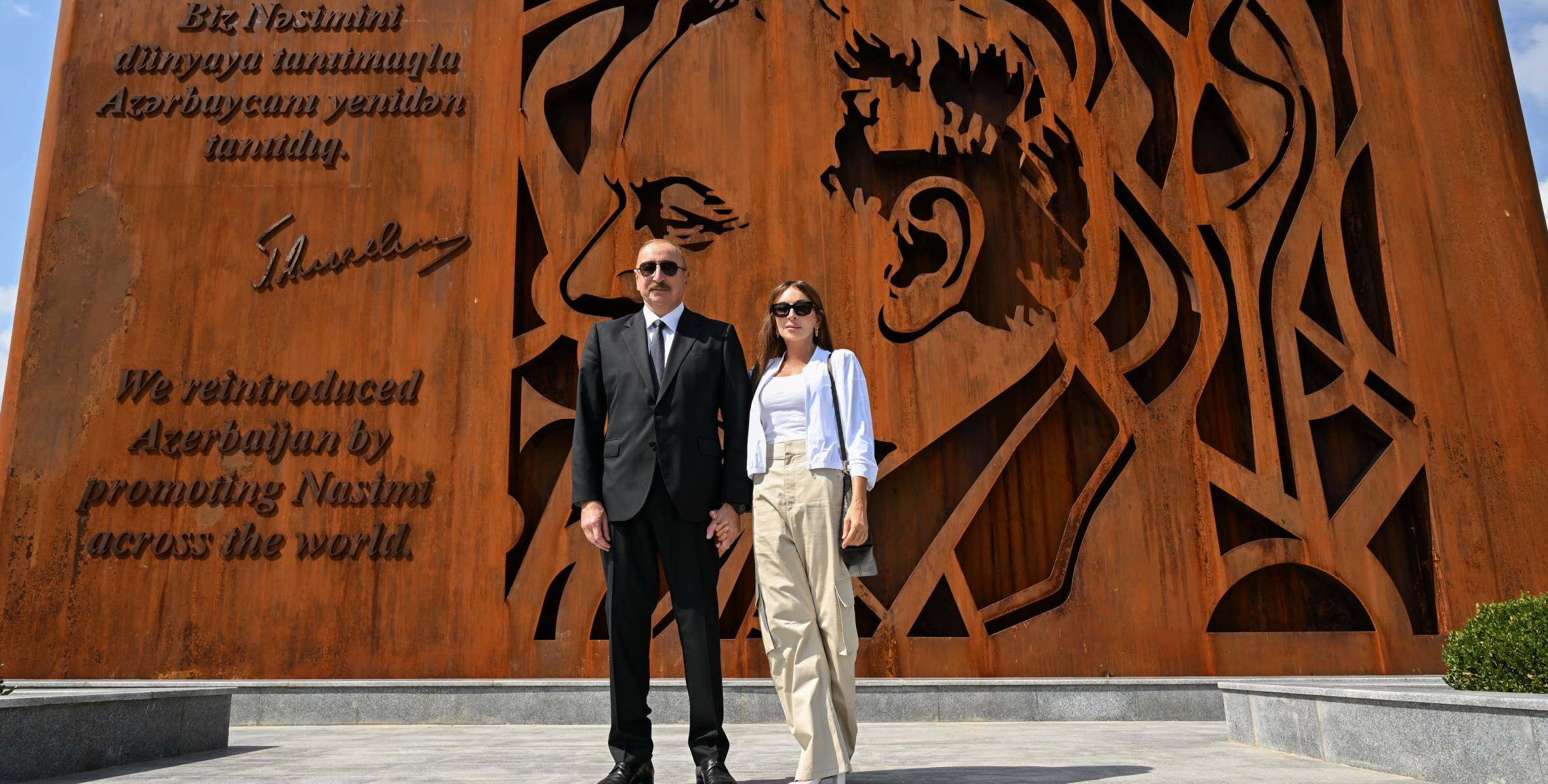 İlham Əliyev Şamaxıda “Nəsimi Bağları” kompleksi ilə tanış olub