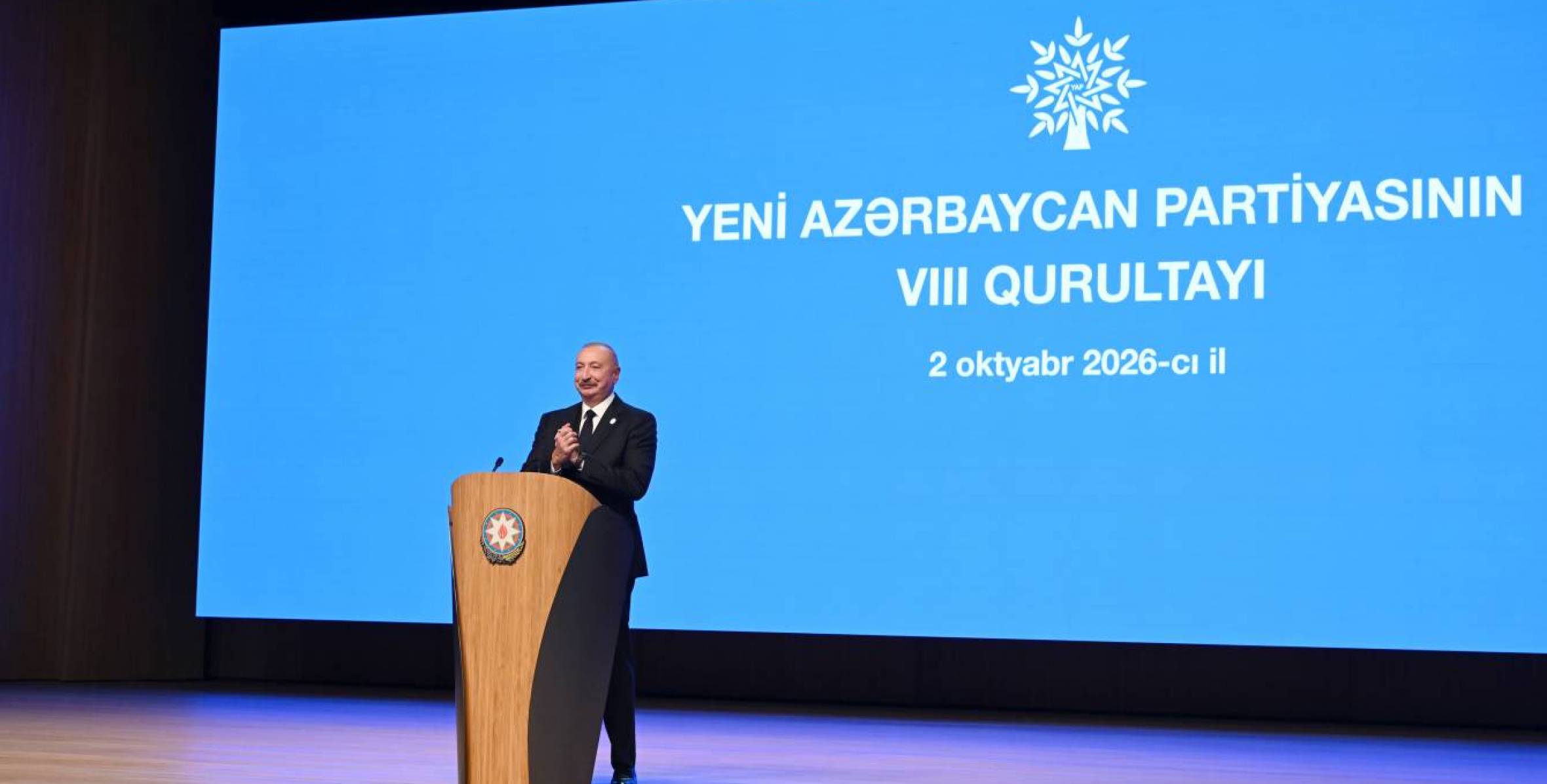 Speech by Ilham Aliyev at the 8th Congress of the New Azerbaijan Party