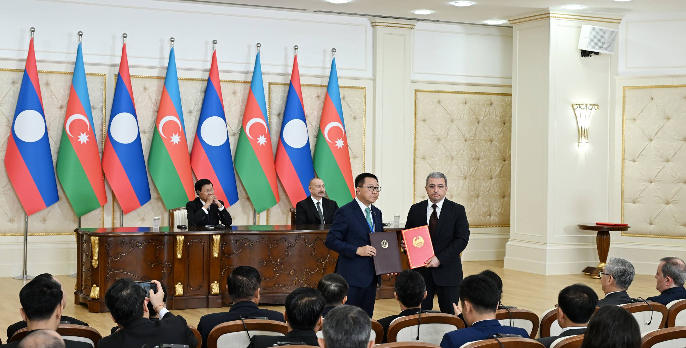 Azərbaycan ilə Laos arasında Birgə Bəyanat qəbul olunub və sənədlər mübadilə edilib