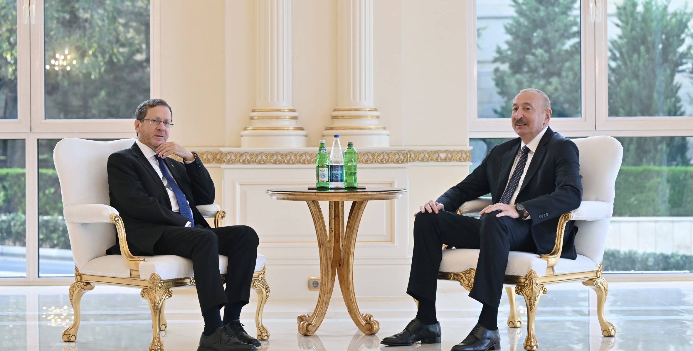 Состоялась встреча Президента Ильхама Алиева с Президентом Израиля