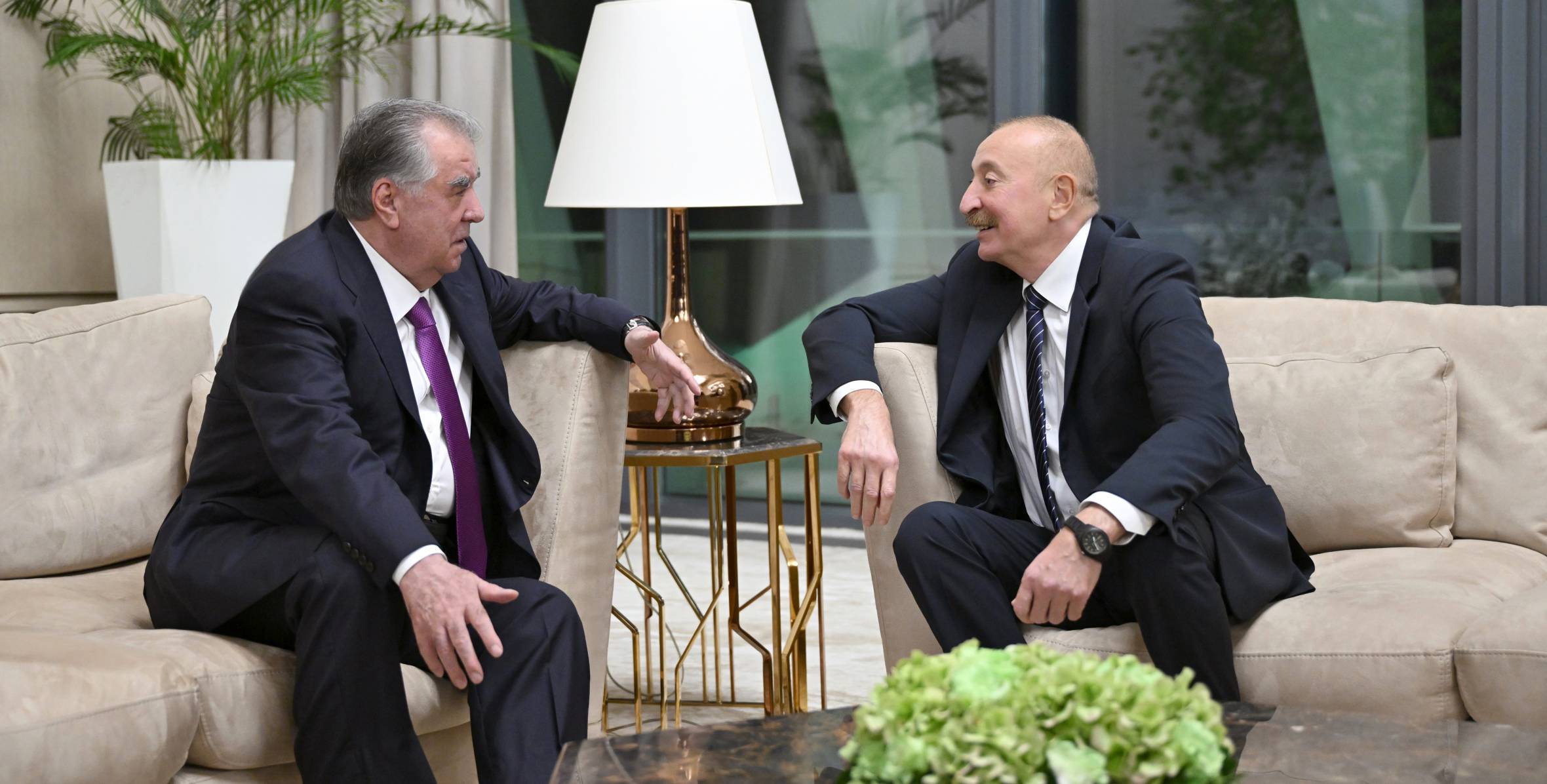 Ilham Aliyev met with President of Tajikistan