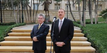 Speech by Ilham Aliyev at the ceremony to unveil a statue of brilliant composer Wolfgang Mozart