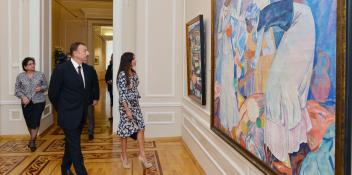 Ilham Aliyev attended the opening of a new building of the Azerbaijan National Museum of Art