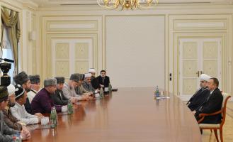 Ilham Aliyev received participants of the Baku conference “Muslims of the CIS for peace and sustainable development”