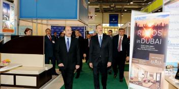 Ilham Aliyev reviewed the 11th Azerbaijan International Travel and Tourism Fair AITF-2012