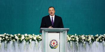 Speech by Ilham Aliyev at the official reception dedicated to the 28th May – Republic Day